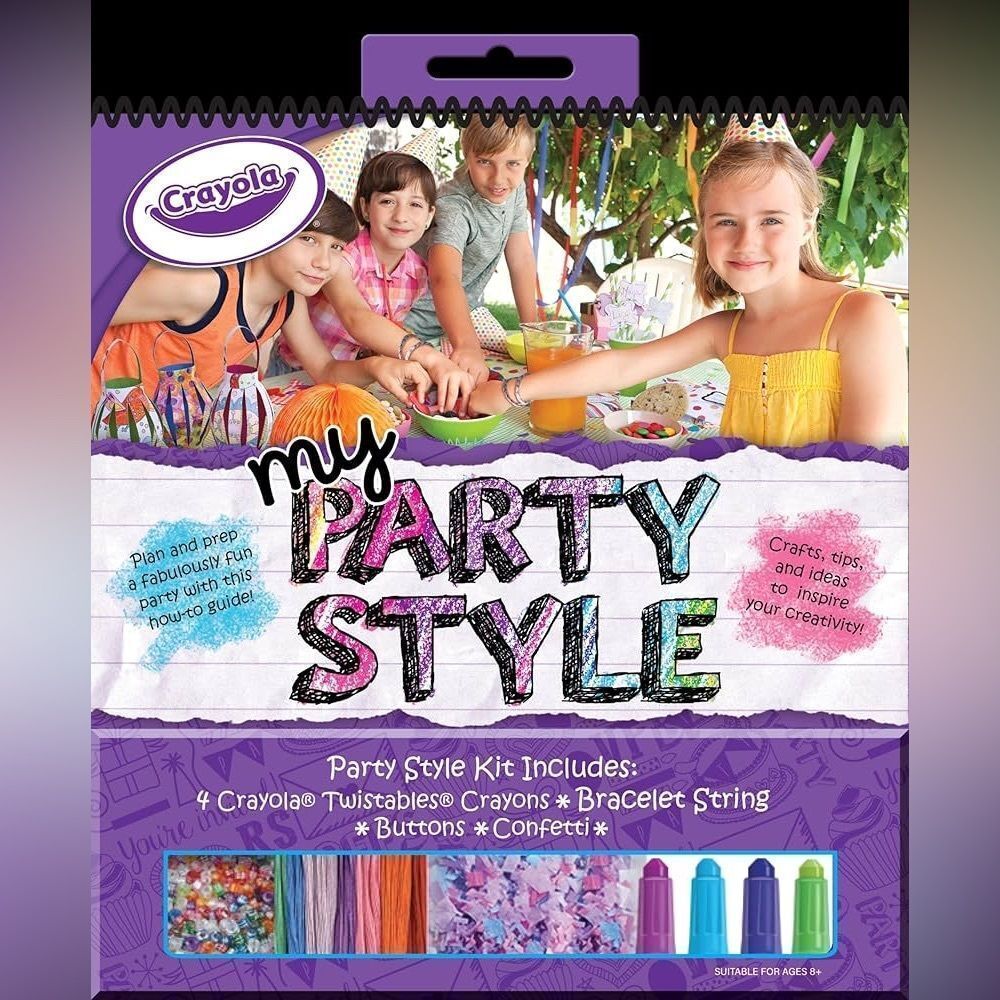 Brand New Flowerpot Press Crayola My Party Style Craft Kit: Bracelet String